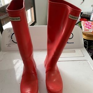 Hunter Original Tall Gloss Rain Boots wft1000rgl